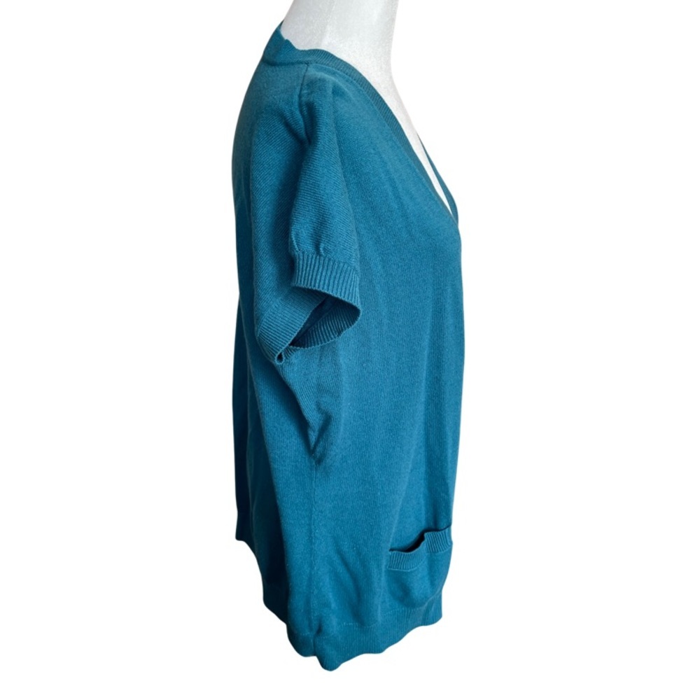 New York & Company short sleeve button up cardigan XL - Picture 2 of 4